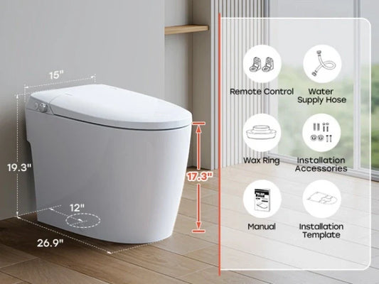 Is the HOROW T30 Pressure Assist Toilet with Non-Electric Bidet Worth It?