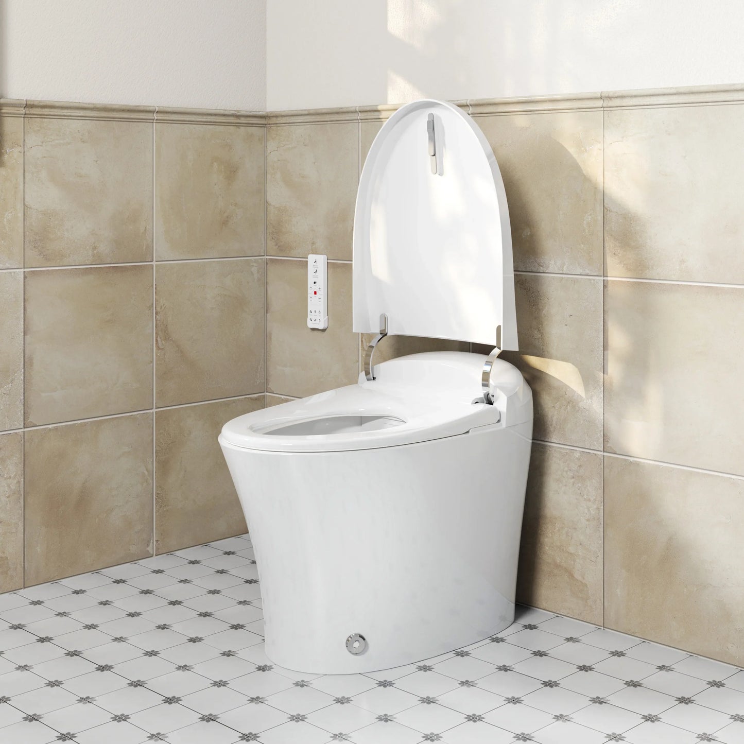 Tankless Bidet Toilet with ADA Compliant for 12 Inch Rough In Model T16A