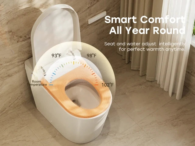 The Best Smart Toilet in Canada with Power-Off Flush: HOROW T39