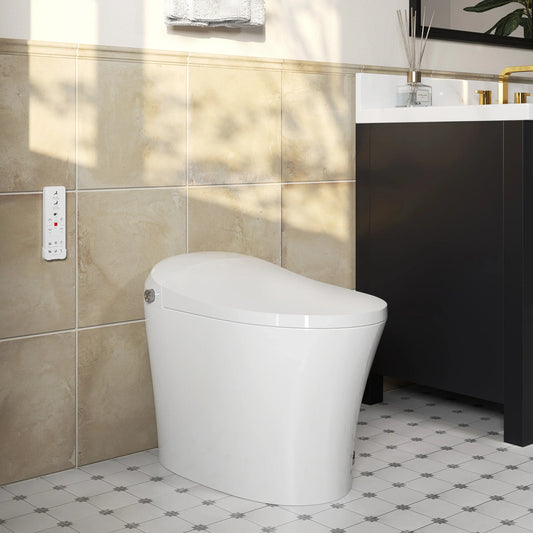 Tankless Bidet Toilet with ADA Compliant for 12 Inch Rough In Model T16A