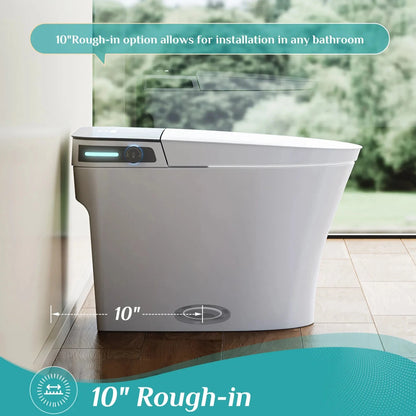 10 Inch Rough In Toilet with Bidet Toilet Seat Model T37