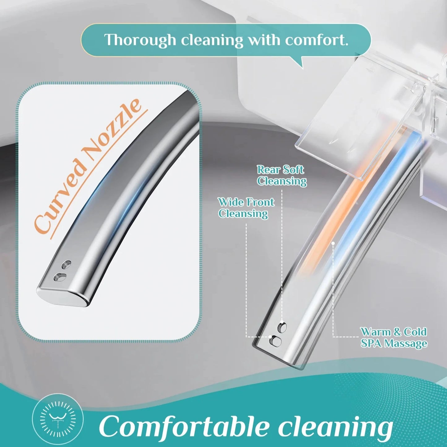 10 Inch Rough In Toilet with Bidet Toilet Seat Model T37