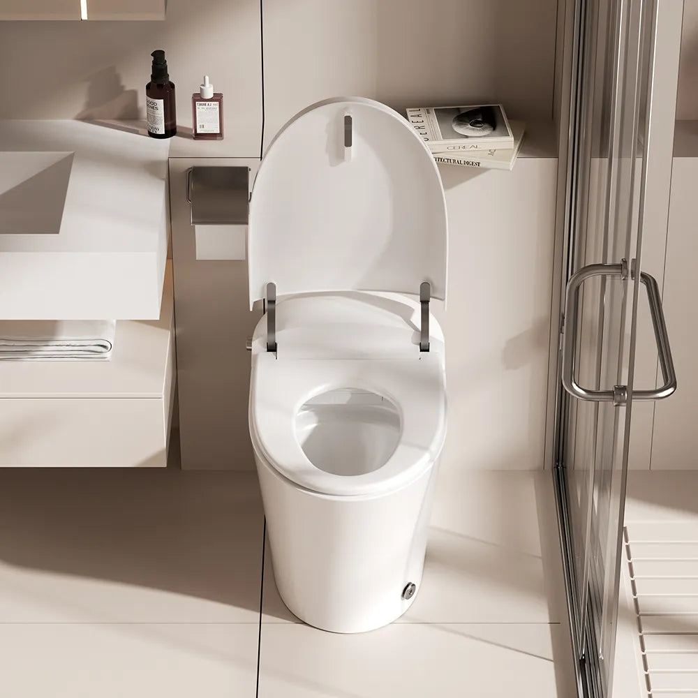 Tankless Smart Toilet with ADA and Elongated Heated Seat for 12 Inch Rough In Model T10A