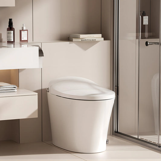 Tankless Smart Toilet with ADA and Elongated Heated Seat for 12 Inch Rough In Model T10A