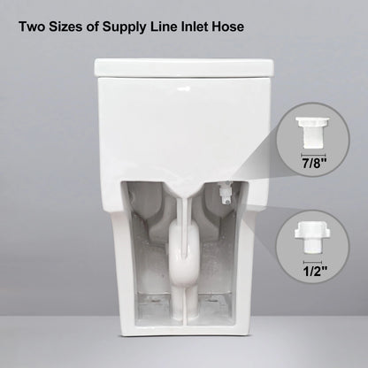 HOROW T0338W One Piece Toilet with Dual Flush
