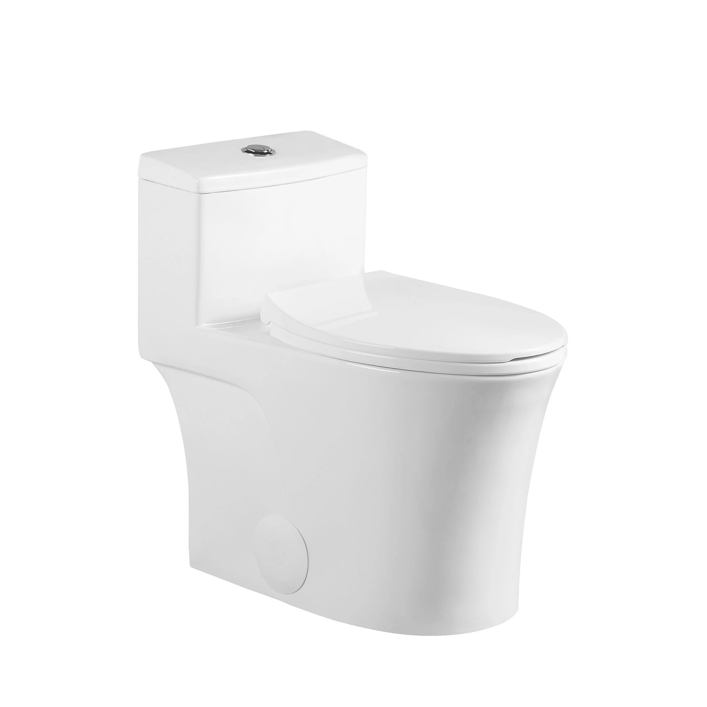 HOROW T0338W One Piece Toilet with Dual Flush