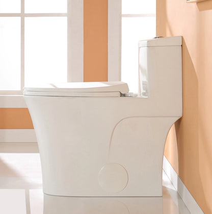 HOROW T0338W One Piece Toilet with Dual Flush