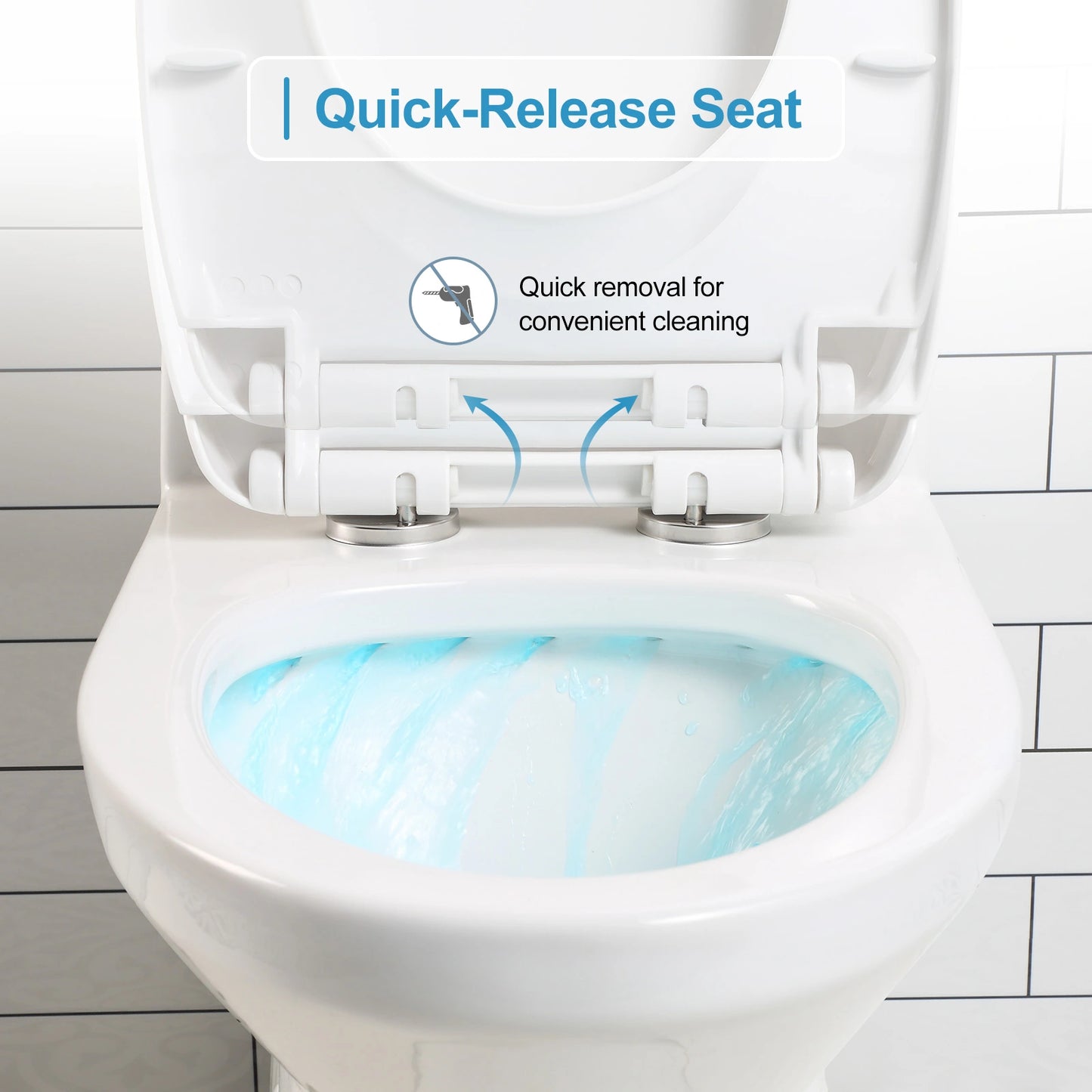 HOROW One Piece Toilet with ADA Heigh Seat Model HWMT-138