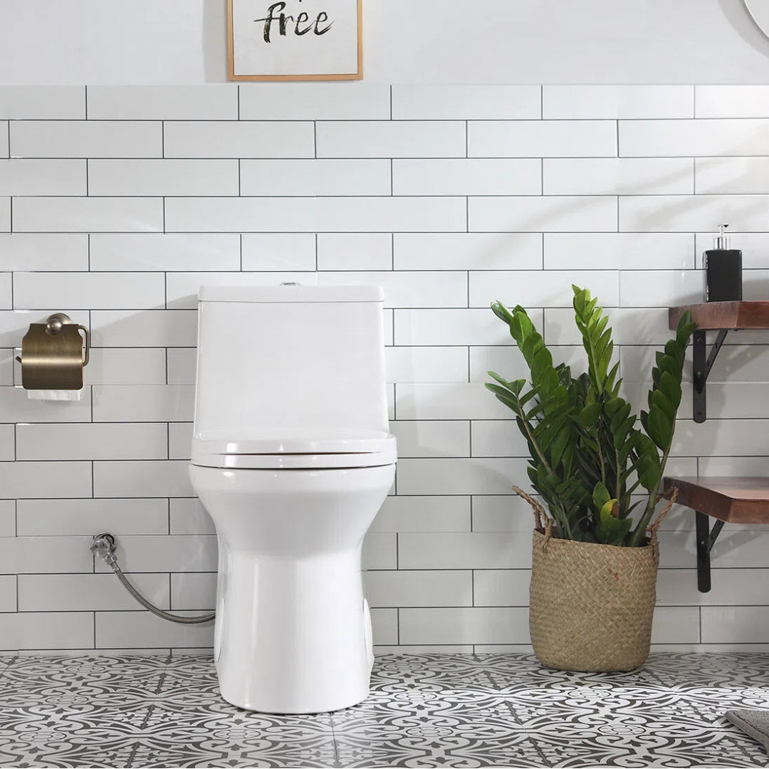 HOROW One Piece Toilet with ADA Heigh Seat Model HWMT-138