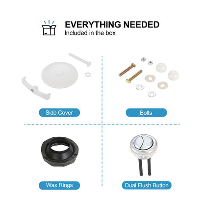 HOROW One Piece Toilet with ADA Heigh Seat Model HWMT-138