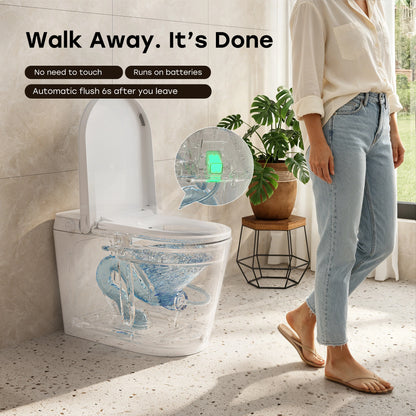 HOROW N30 Non-Electric Bidet Toilet Canada | Tankless Design with ADA Comfort Height