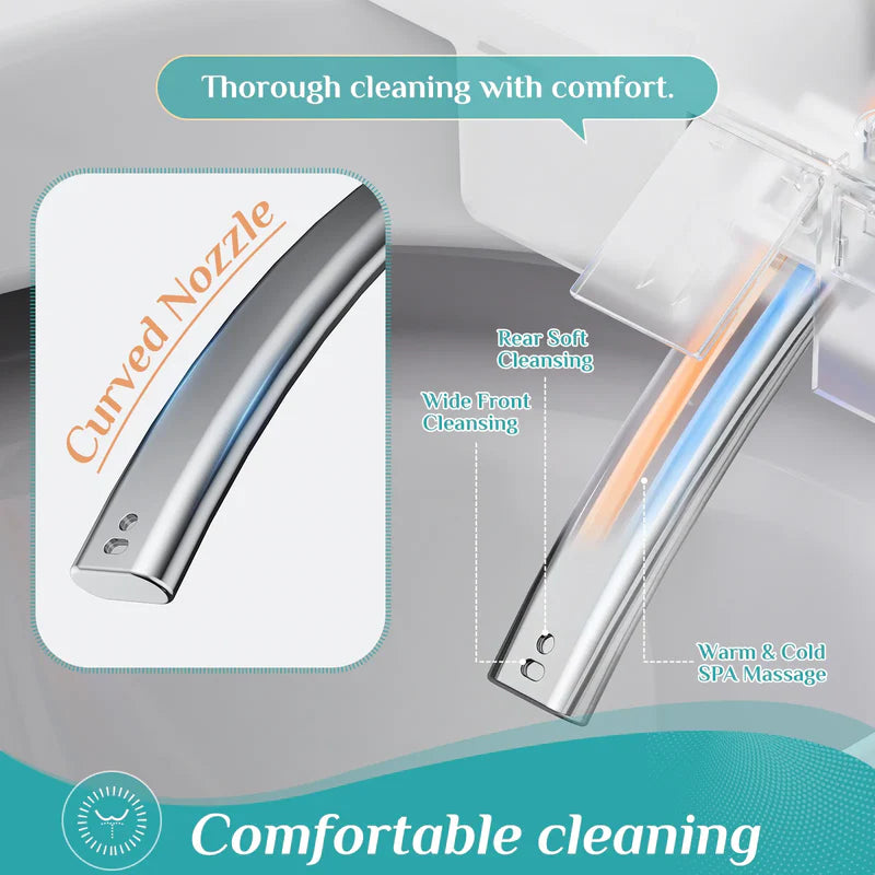 10 Inch Rough In Toilet with Bidet Toilet Seat Model T37