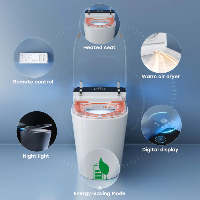 Skirted Toilet with Bidet and ADA Compliance for 12 Inch Rough In Model T38P