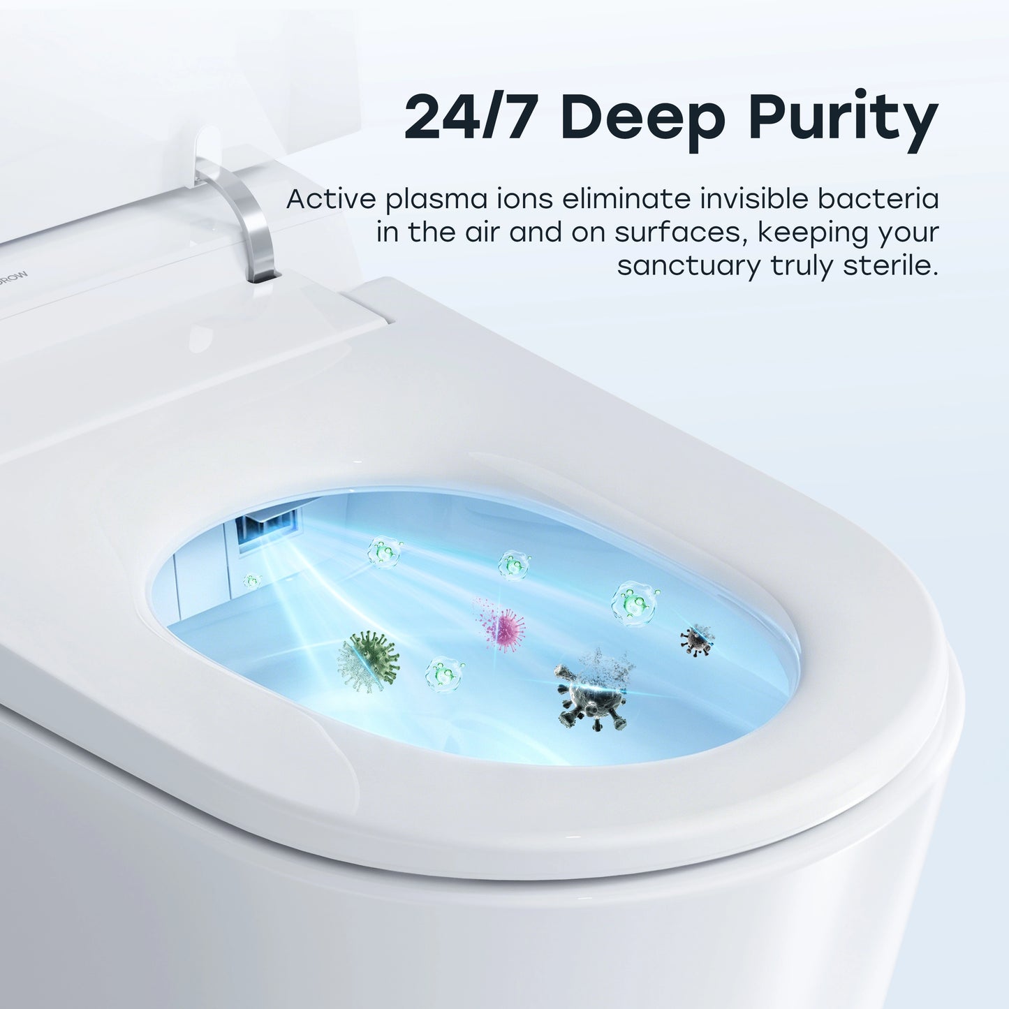 HOROW T39 Smart Toilet Canada | Built-In Tank & Pump, ADA Height for 12-Inch Rough-In