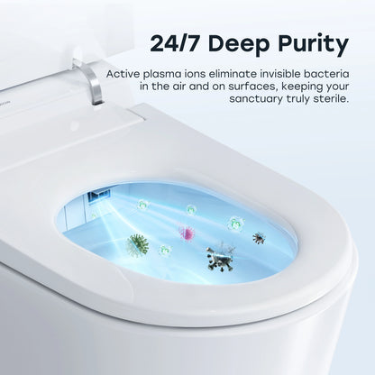 HOROW T39 Smart Toilet Canada | Built-In Tank & Pump, ADA Height for 12-Inch Rough-In