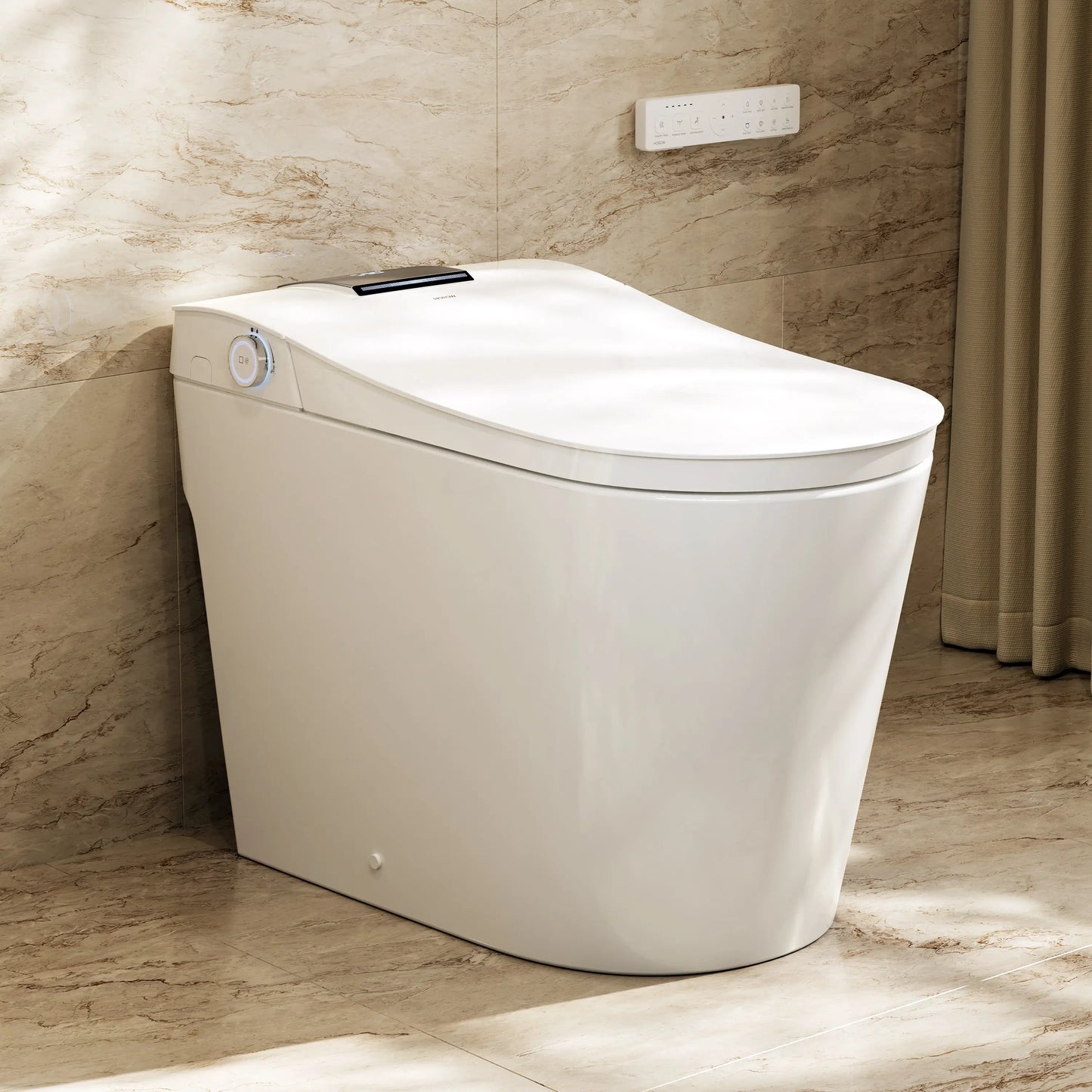 HOROW T39 Smart Toilet Canada | Built-In Tank & Pump, ADA Height for 12-Inch Rough-In